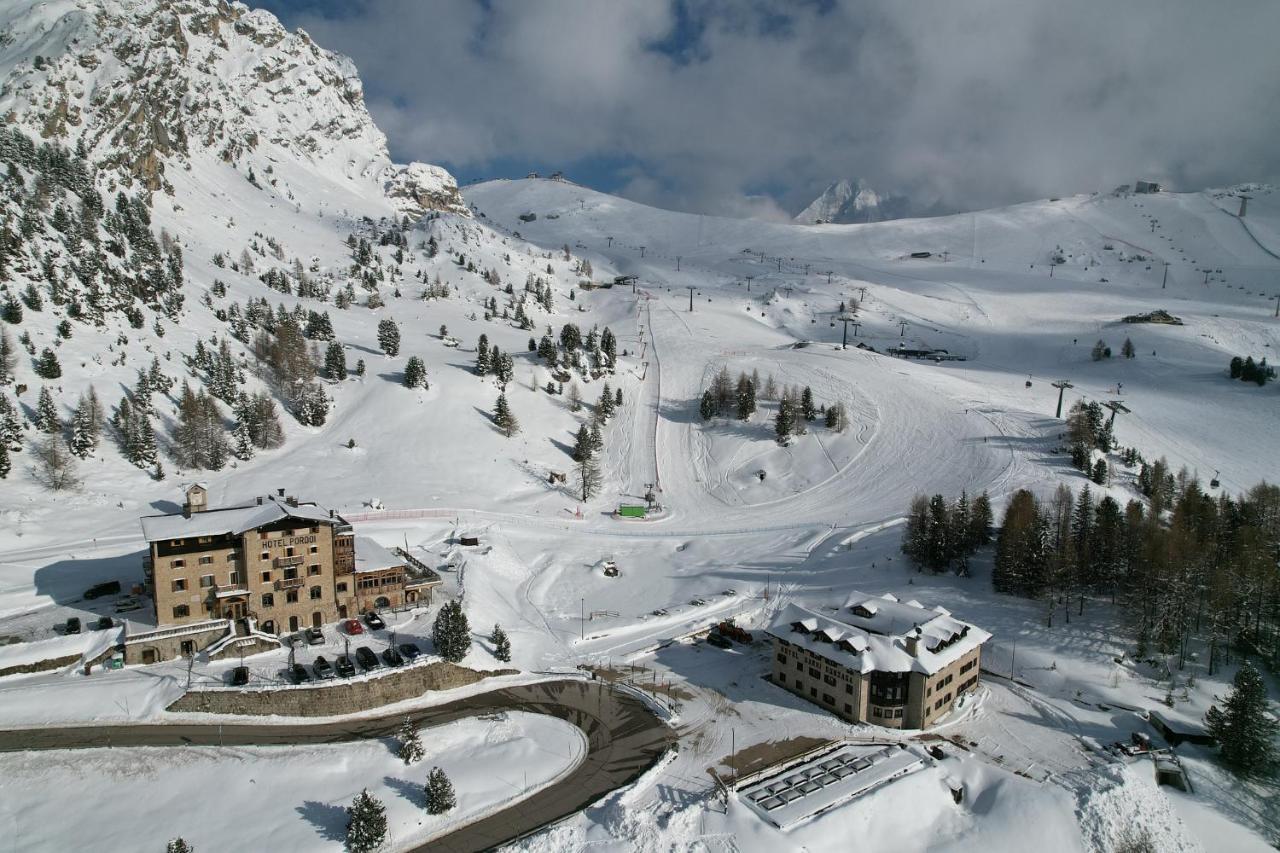 Hotel Pordoi Passo Pordoi Vegetarian Hotel Canazei Exterior foto