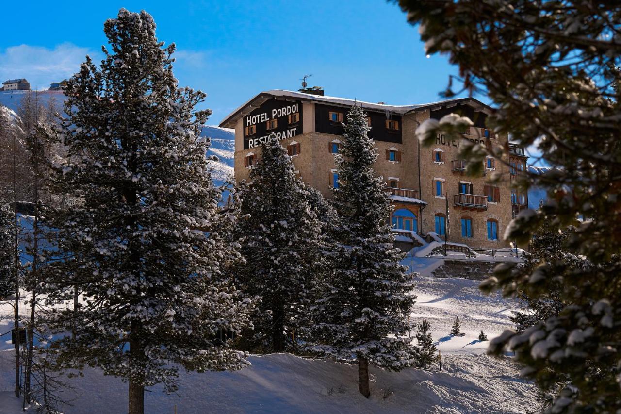 Hotel Pordoi Passo Pordoi Vegetarian Hotel Canazei Exterior foto